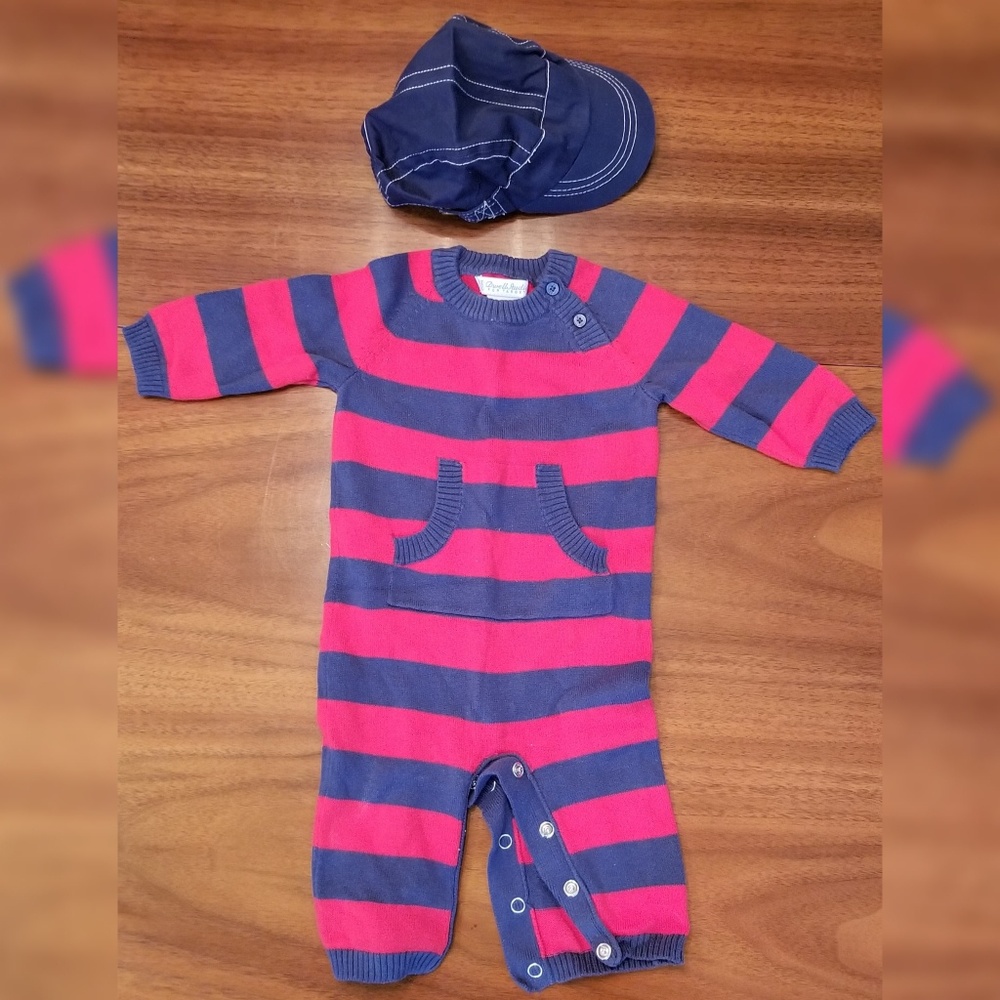 Boys 3M Hat & One Piece Outfit